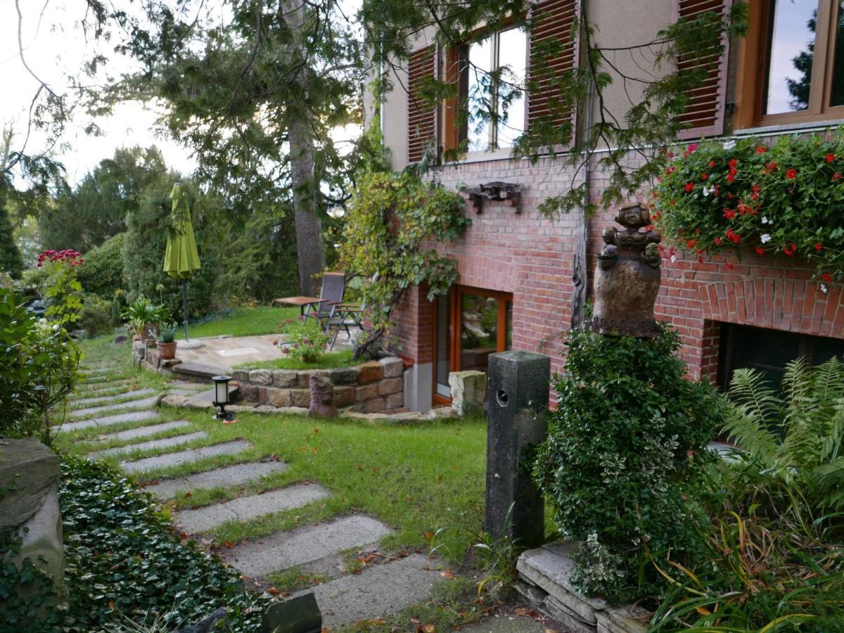 Ferienwohnung Dresden-Pillnitz - Elbhang-Villa - "Am Zuckerhut" Bagian luar foto